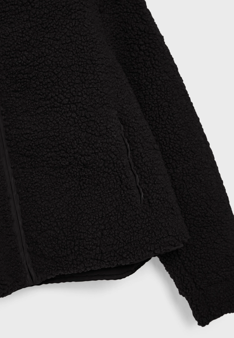 Куртка на молнии под искусственную овчину