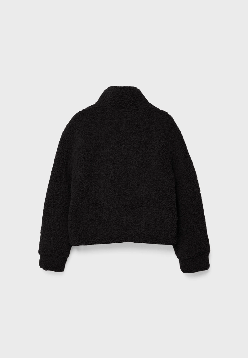 Куртка на молнии под искусственную овчину