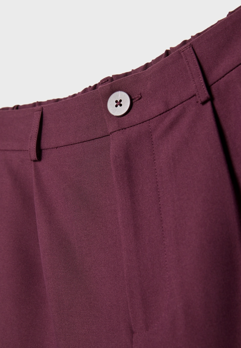 Прямые брюки под льняную ткань