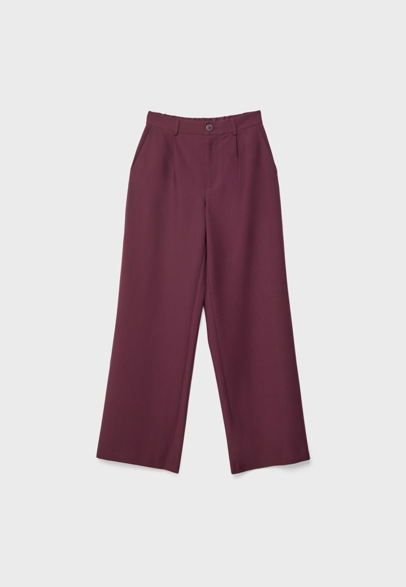 Прямые брюки под льняную ткань