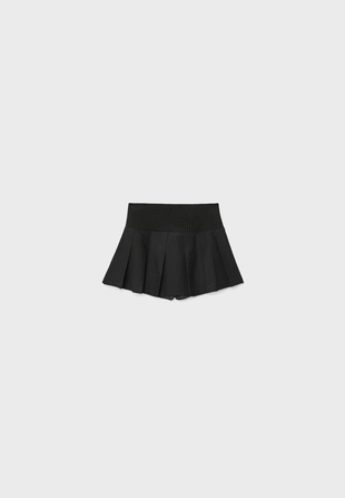 Мини-юбка-шорты со складками- Заказать в России