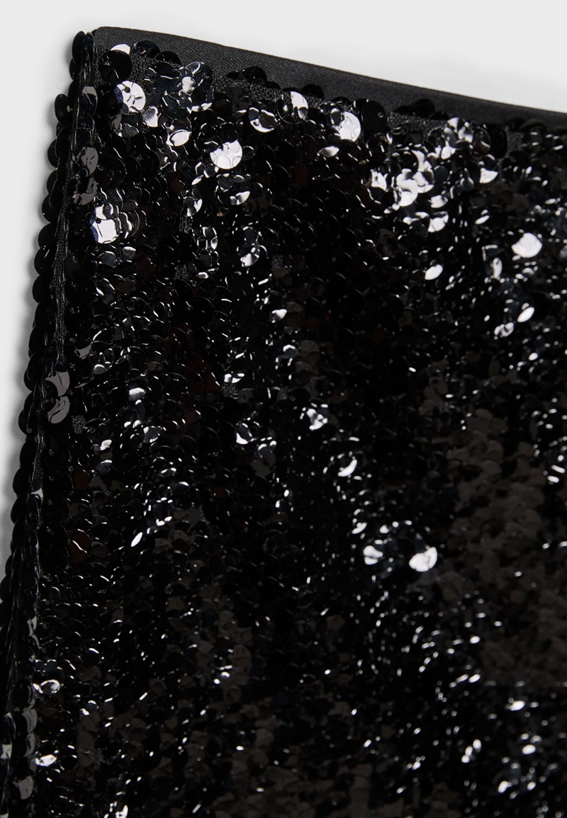 Мини-юбка с пайетками