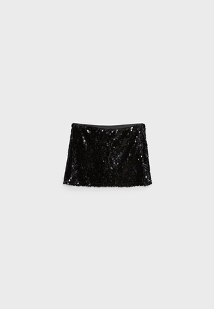 Мини-юбка с пайетками- Заказать в России
