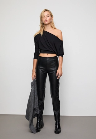 Леггинсы из искусственной кожи- Заказать в России