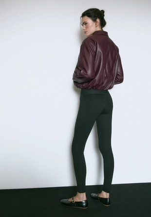 Леггинсы с комбинированным поясом- Заказать в России