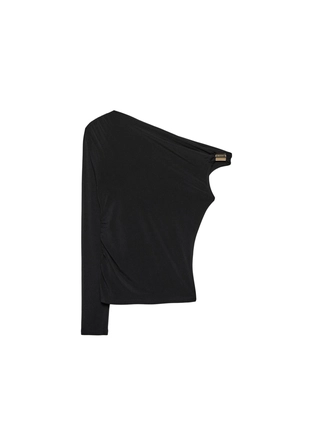 Асимметричный топ с металлическим кольцом- Заказать в России