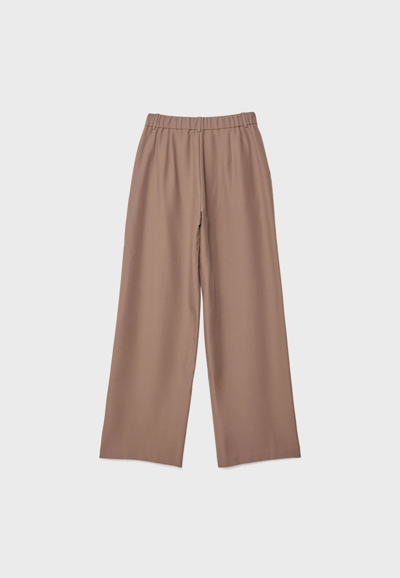 Прямые брюки под льняную ткань