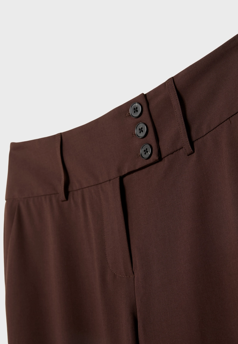 Классические брюки с широким поясом