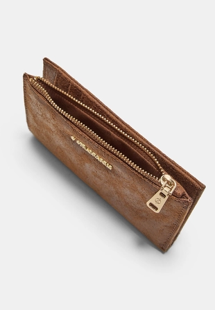 Блестящий кошелек для карт на молнии- Заказать в России