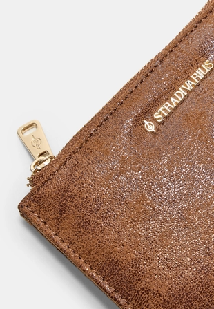 Блестящий кошелек для карт на молнии- Заказать в России