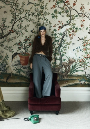 Регулируемые брюки очень широкого кроя- Заказать в России