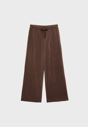 Мягкие джоггеры свободного кроя с отстрочкой- Заказать в России