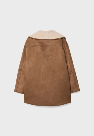 Короткое двустороннее пальто- Заказать в России