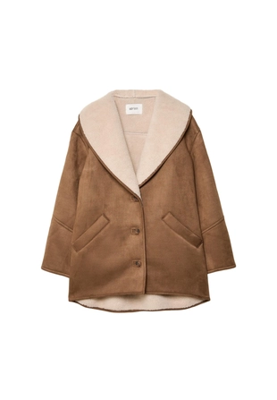 Короткое двустороннее пальто- Заказать в России