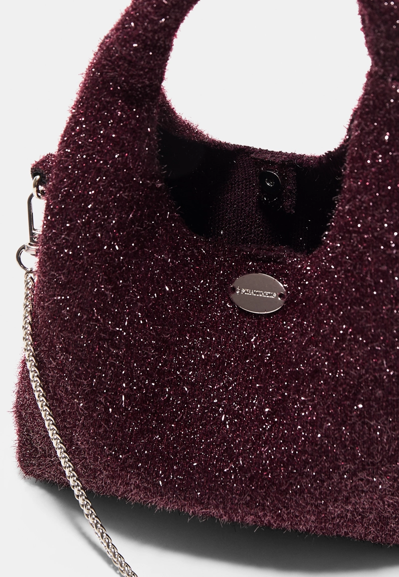 Блестящая сумка-клатч