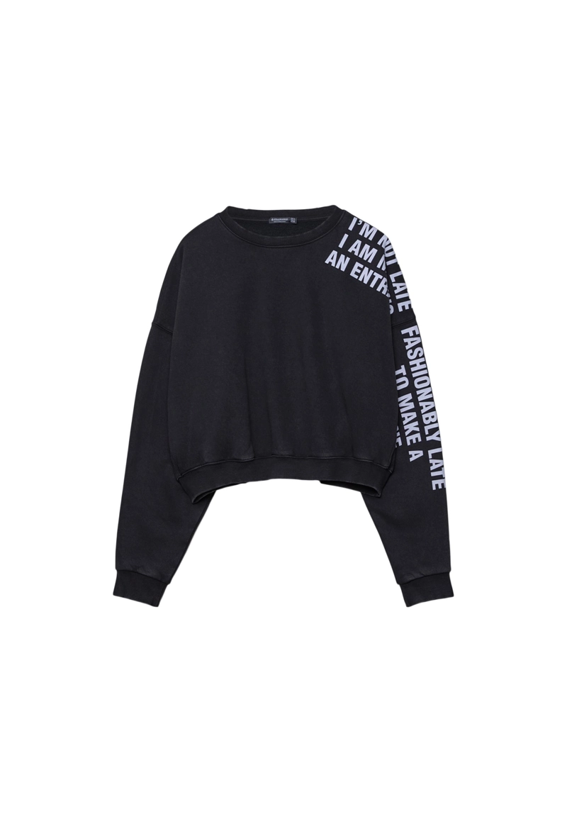 Толстовка с эффектом потертости из мягкой ткани