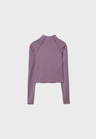 Приталенная куртка на молнии- Заказать в России