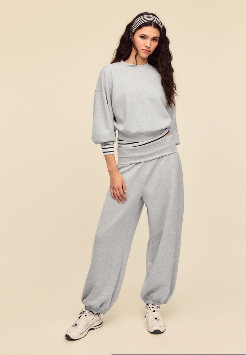 Толстовка с рукавами «летучая мышь» и мягкой на ощупь тканью