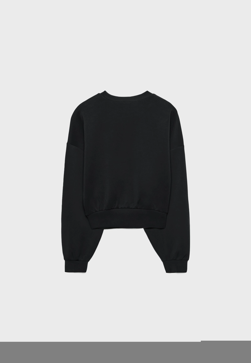 Толстовка с рукавами «летучая мышь» и мягкой на ощупь тканью