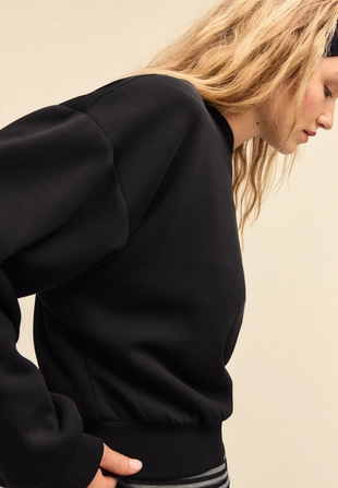 Толстовка с рукавами «летучая мышь» и мягкой на ощупь тканью- Заказать в России