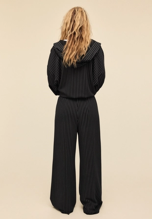 Брюки-джоггеры палаццо, мягкие на ощупь- Заказать в России