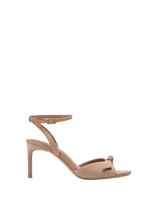 Босоножки на каблуке с бантом- Заказать в России