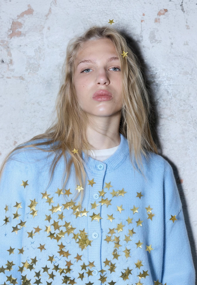 Трикотажный кардиган на пуговицах