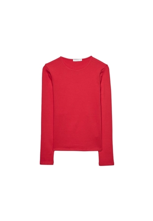 Базовая футболка с длинными рукавами- Заказать в России