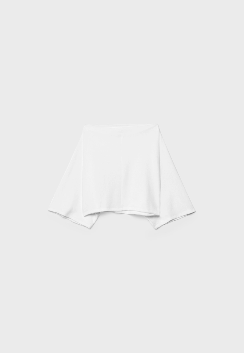 Накидка с вырезом-лодочкой