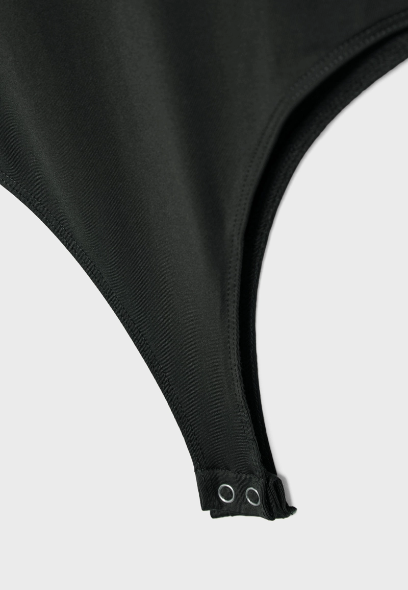 Боди с длинными рукавами из полиамида