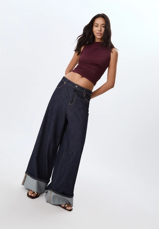 Футболка из полупрозрачной ткани со сборками- Заказать в России