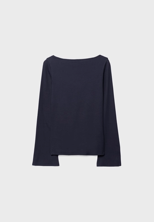 Базовая футболка с расклешенными рукавами- Заказать в России