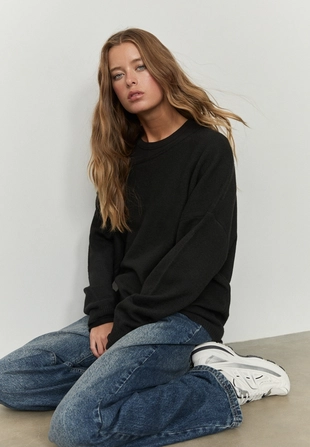 Асимметричный трикотажный джемпер- Заказать в России