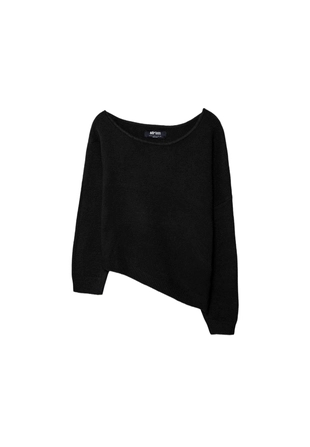 Асимметричный трикотажный джемпер- Заказать в России