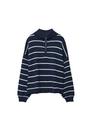 Трикотажный джемпер на молнии- Заказать в России