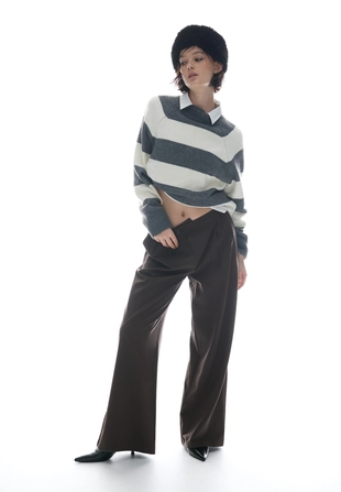 Базовый вязаный свитер- Заказать в России