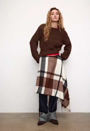 Свитер из мягкого трикотажа- Заказать в России