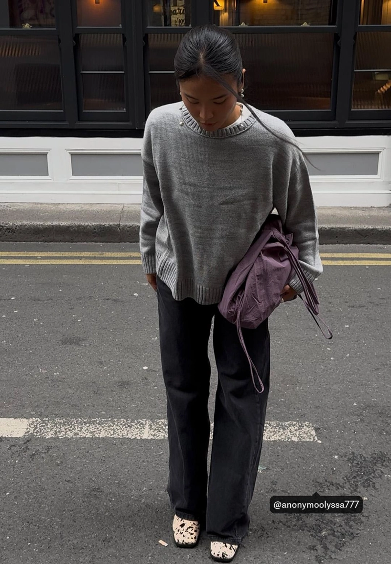 Джинсы D91 с низкой посадкой и широкими штанинами