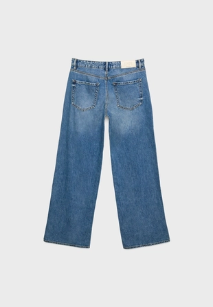 Джинсы D91 с низкой посадкой и широкими штанинами- Заказать в России