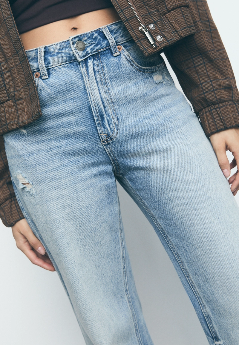 Джинсы прямого кроя