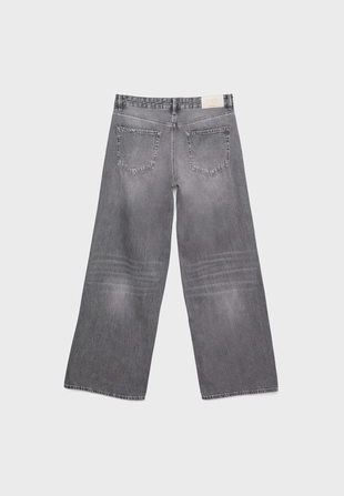 Джинсы D91 с низкой посадкой и широкими штанинами- Заказать в России