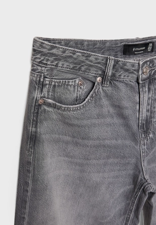 Джинсы D91 с низкой посадкой и широкими штанинами- Заказать в России