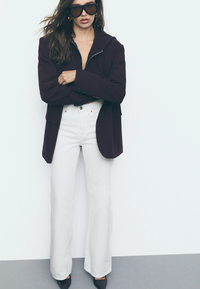 D92 Джинсы прямого широкого кроя