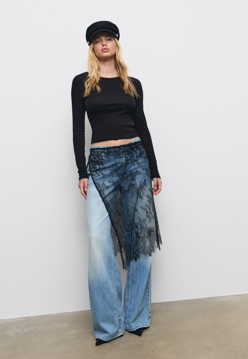 Базовая хлопковая футболка с длинными рукавами