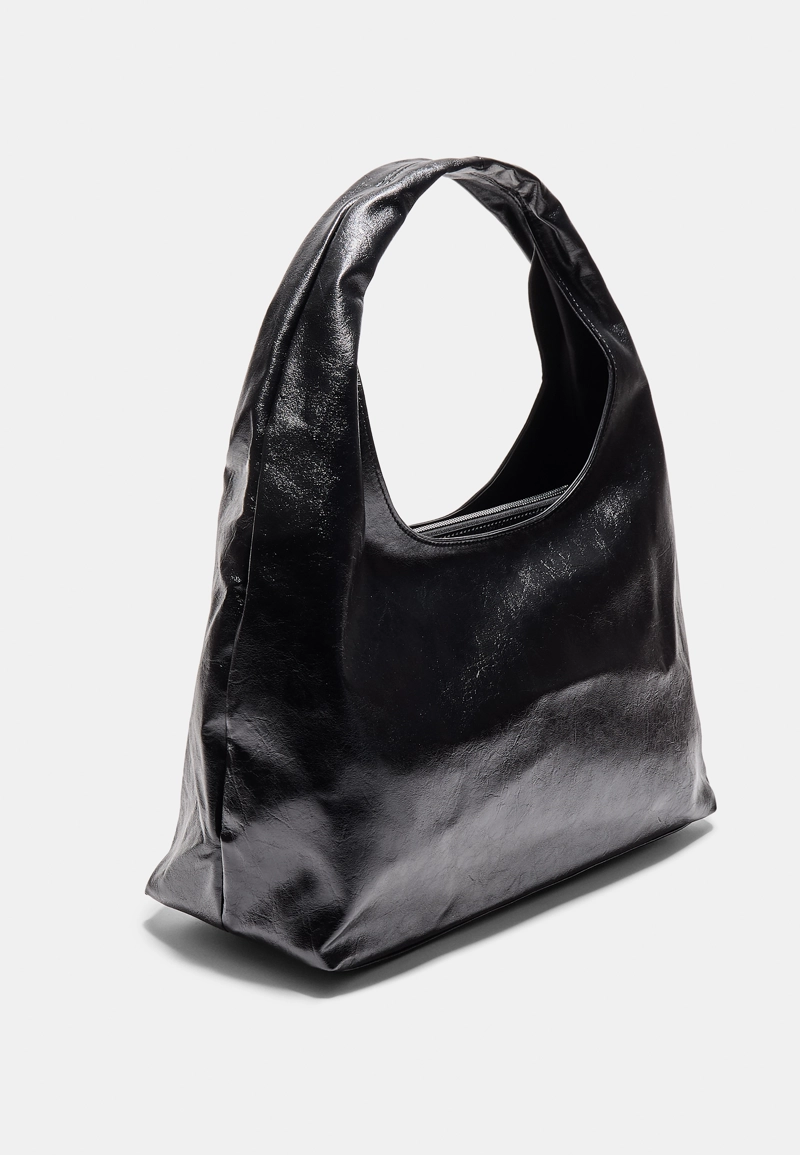 Мягкая сумка на плечо из искусственной кожи