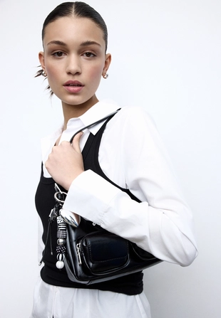 Брелок-подвеска «сердце» с бусинами- Заказать в России