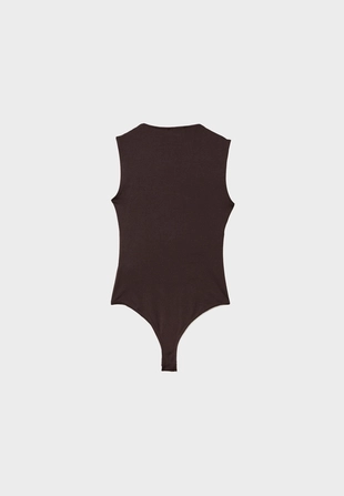 Боди из полиамида с квадратным вырезом- Заказать в России