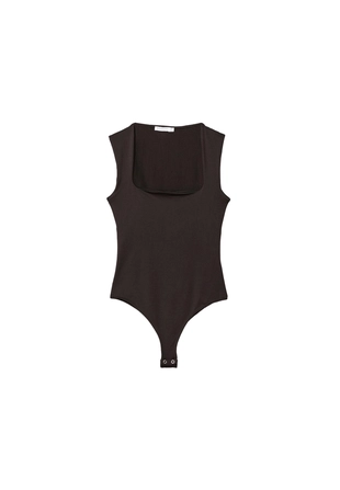 Боди из полиамида с квадратным вырезом- Заказать в России