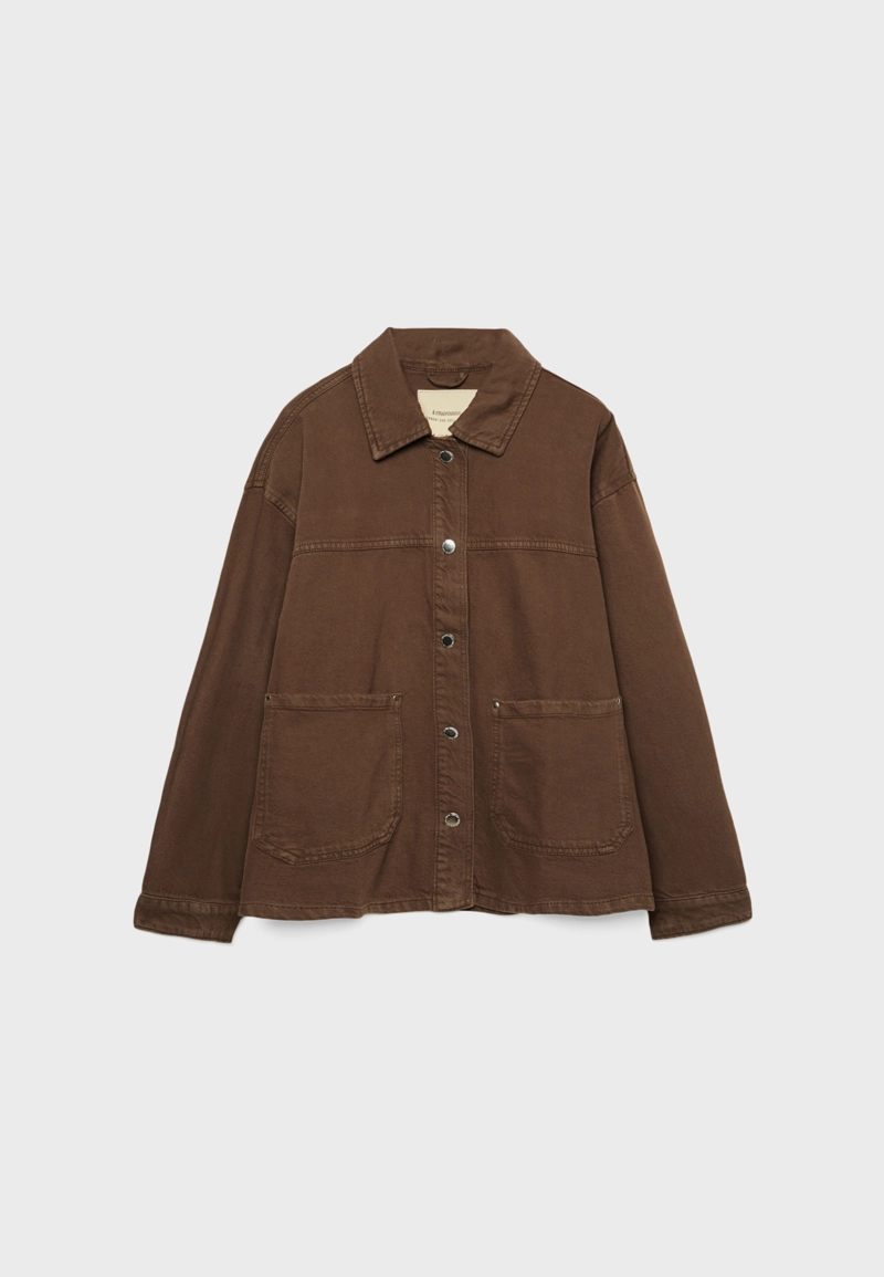 Куртка из твила с карманами