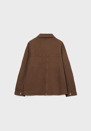 Куртка из твила с карманами- Заказать в России